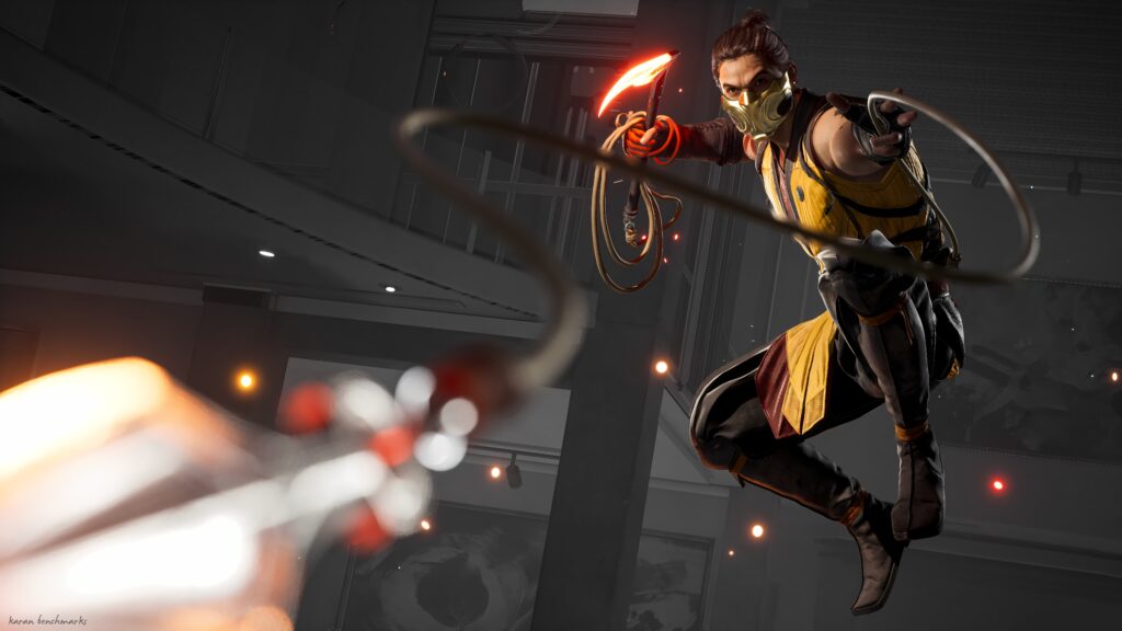 mortal kombat 1 wallpapers 4K 8K scorpion